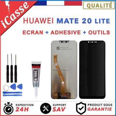 ECRAN LCD VITRE TACTILE Pour HUAWEI MATE 20 LITE NOIR SNE LX1