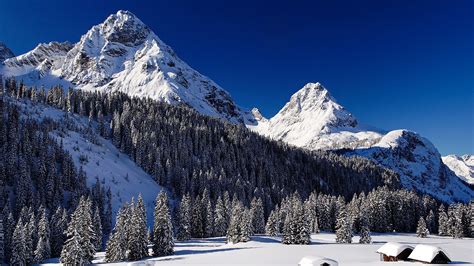 Winter Mountains Wallpapers Hd