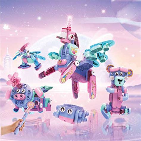 GetUSCart- BOTZEES GO! Unicorn Toys, Unicorn Robots for Kids, Building ...