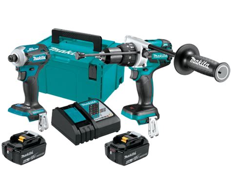 Makita 18v Lxt Brushless 2 Piece Hammer Drill Driver Impact Driver