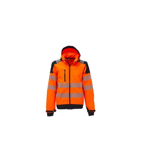 Veste Softshell Haute Visibilit Miky Orange Fluo U Power