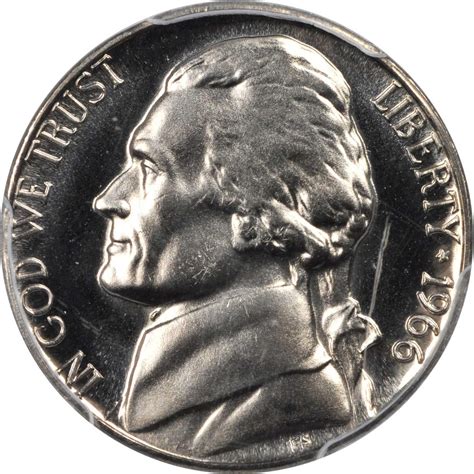 1966 Jefferson Nickel | Sell & Auction Modern Coins