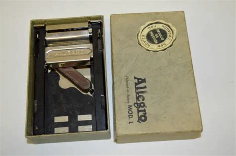 ANCIENNE MACHINE ALLEGRO AFFUTEUR LAMES RASOIRS COIFFEUR BARBIER Fab