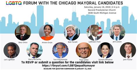 LGBTQ FORUM WITH THE CHICAGO MAYORAL CANDIDATES – Equality Illinois