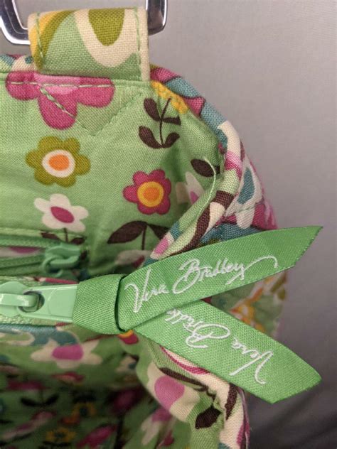 Vera Bradley Tutti Frutti Mint Green Pink Floral Pu Gem