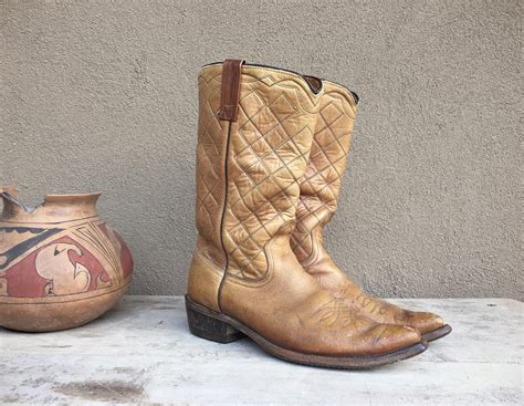 Womens Light Brown Cowboy Boots