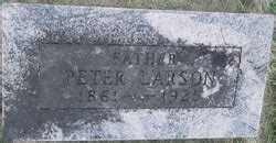 Peter Larson M Morial Find A Grave