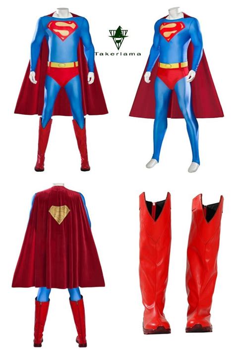 Superman Clark Kent Cosplay Costumes Takerlama