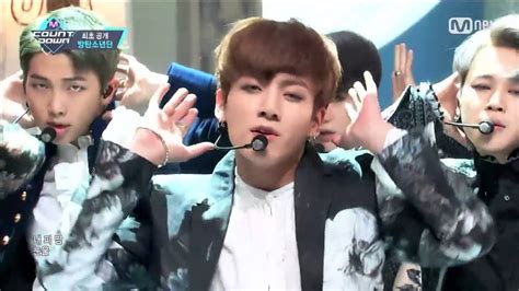 161013 Bts Blood Sweat Amp Tears Comeback M Countdown Youtube