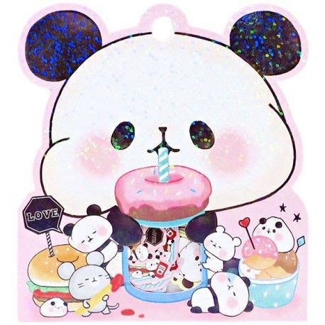 Mochi Panda Picnic Stickers Sack Kawaii Panda Making Life Cuter