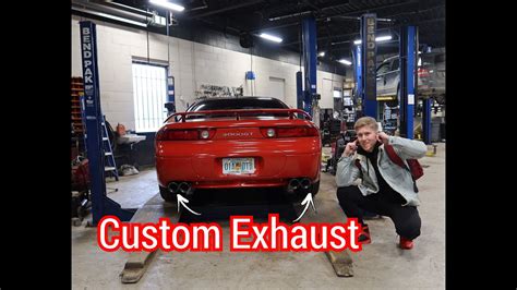 Mitsubishi 3000gt Gets A Vibrant Full Custom Exhaust Sounds So Good