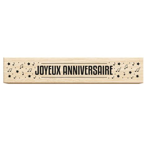 Tampon Bois Aladine Joyeux Anniversaire La Fourmi Creative