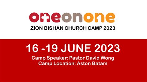 Zb Church Camp 2023 Zion Bishan Bible Presbyterian Church