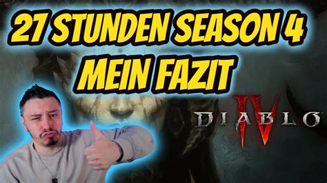 Stunden In Season Mein Diablo S Fazit Youtube