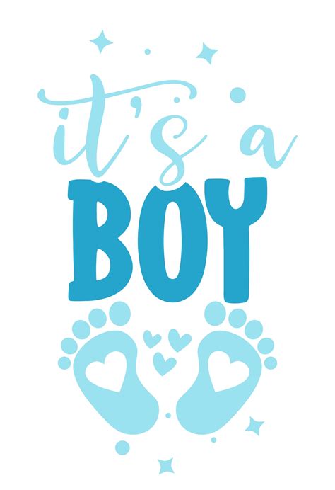 Its A Boy Digital Download File Svg Eps  Pdf Etsy Canada