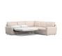 Pearce Square Arm Upholstered Piece L Sleeper Sectional With Wedge