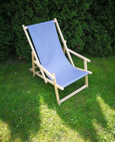 Wooden Folding Beach Chairs With Armrests Folding Lounge - Etsy