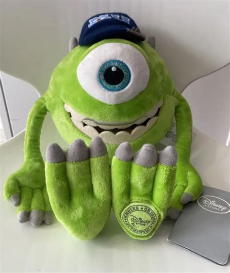 Monsters University Mike Wazowski Plush Disney Pixar Inc 8 Teddy With Tags £1350 Picclick Uk