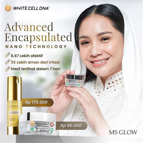 Jual MS GLOW WHITE CELL DNA ORIGINAL SERUM WHITE CELL DNA MS GLOW