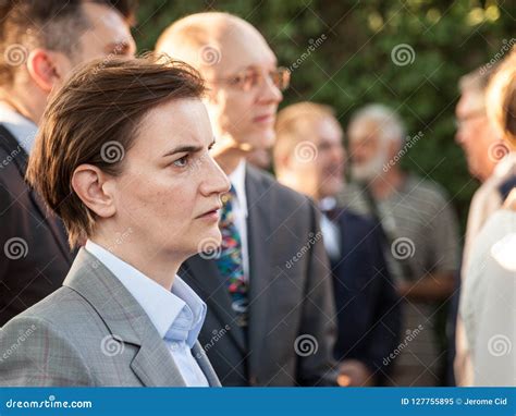 Serbian Prime Minister Ana Brnabic Speaking At Chatham House In London ...