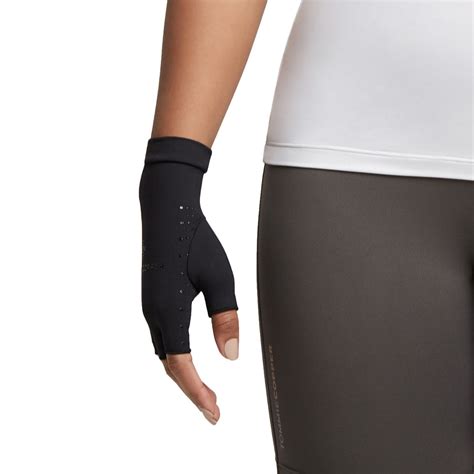 Tommie Copper Half Finger Compression Gloves Qvc Uk