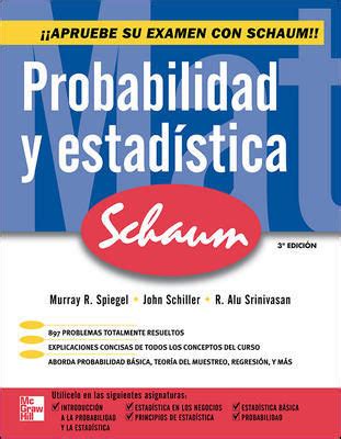 Probabilidad Y Estadistica Ed Murray R Spiegel Comprar Libro