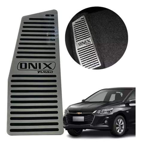 Descanso Pé Aço Inox Escovado Onix 2020 2021 Hatch E Plus