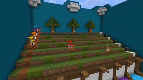 Horse Racing Map Minecraft Pe Bedrock Maps