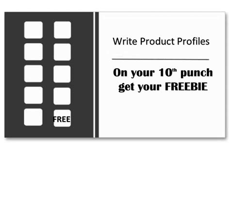 40 Printable Punch Card Templates For Free