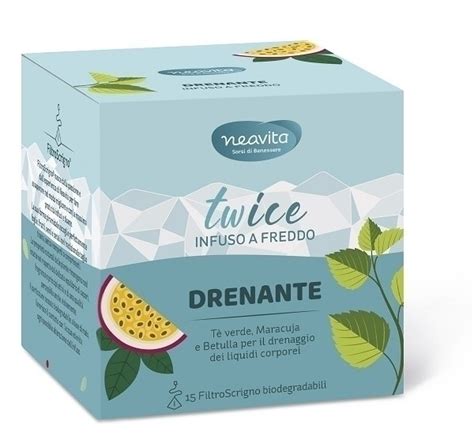 Neavita Twice Infuso Drenante Filtroscrigno 15 Filtri 985776