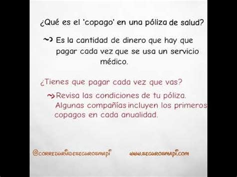 Que Es El Copago En Un Seguro Medico Major Domus