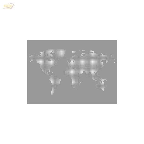 Pronty Stencil Universal Schablone World Map Graphic Weltkarte Landka