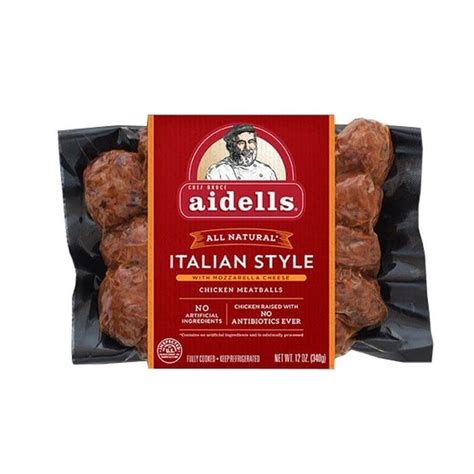 Aidells Meatballs Zesty Italian Style 8 Pc Serendipity Gourmet