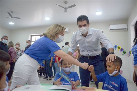 Inaugura O Da Creche Professor Orlando Bitar Seduc Secretaria De