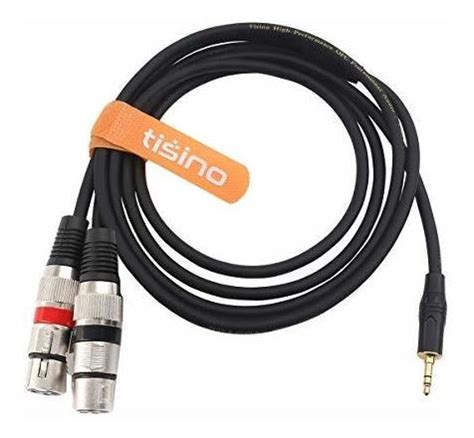 Tisino Cable De Micrófono Estéreo Dual Xlr Hembra A 3 5 Mm Cuotas