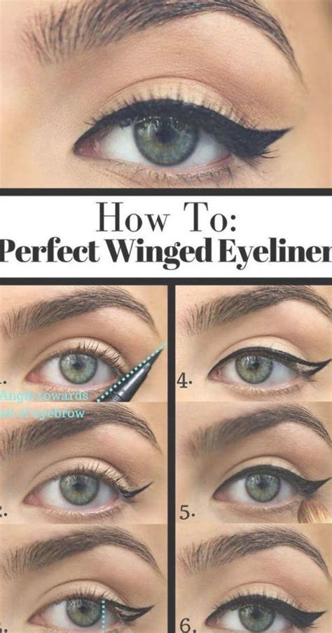 Winged Eyeliner Tutorials How To Perfect Winged Eyeliner Easy Step