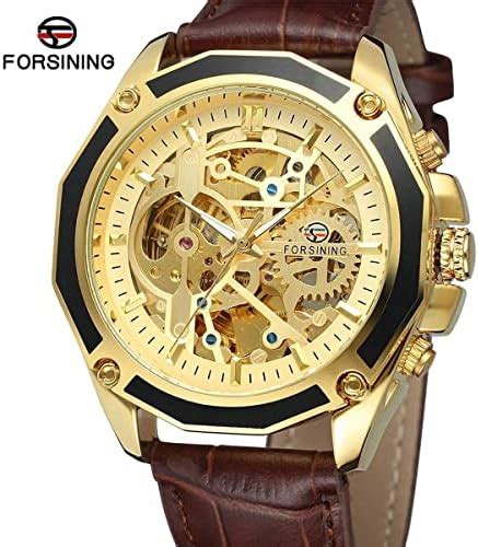 Forsining Skelett Automatik Mechanische Herren Armbanduhr Luxuri S