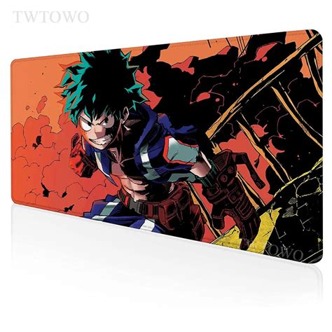 Anime My Hero Academia Deku Mouse Pad Gamer XL Home Custom Mousepad XXL