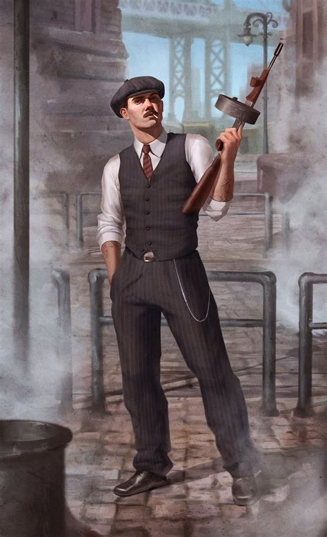 Noir Gangster Gangster Call Of Cthulhu Character Portraits