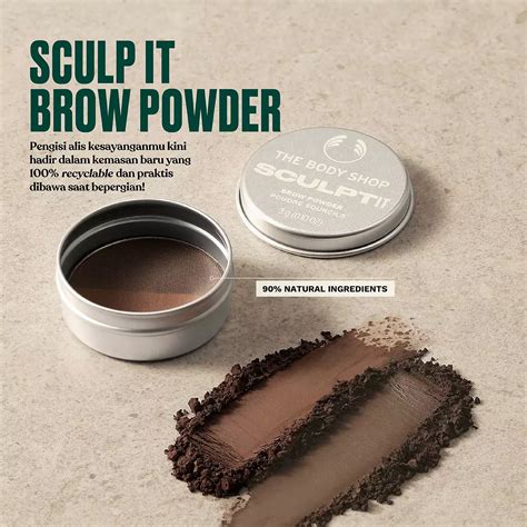 Jual The Body Shop Sculpt It Brow Powder Brown 3gr Original 2024