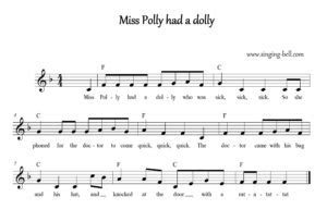 Miss Polly Had a Dolly | Free Nursery Rhymes