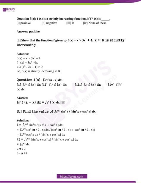 Kerala Plus Two Maths Previous Question Papers And Answers 2018 PDF