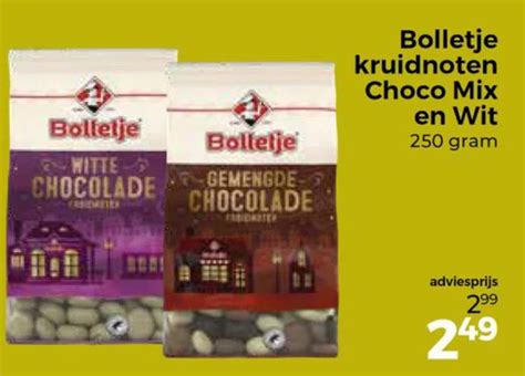 Bolletje Kruidnoten Choco Mix En Wit Aanbieding Bij Trekpleister