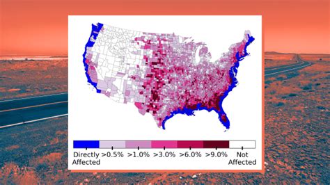 Map Of Usa After Water Rises – Topographic Map of Usa with States