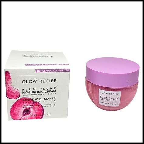 Glow Recipe Plum Plump Hyaluronic Cream 50 Ml 17 Oz Full Size Dewy Moisture 810052961156 Ebay