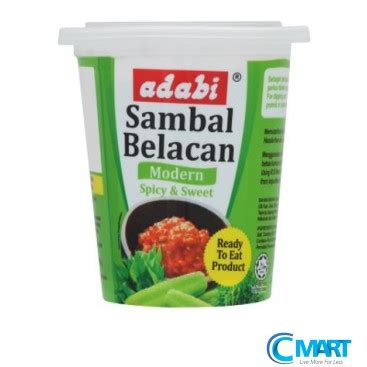 Adabi Sambal Belacan Tradisi Modern Gm Gm Shopee Malaysia