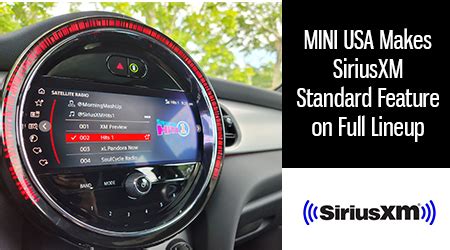 MINI USA Makes SiriusXM Standard Feature On Full Lineup 12VoltNews