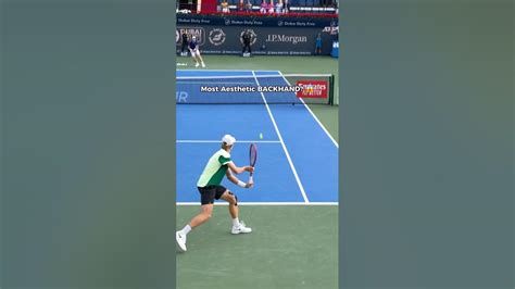 Most Aesthetic Backhand Shot Ever 😱 One Handed Backhand From Denis Shapovalov 🇨🇦💥 Youtube