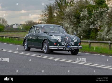 Mk2 Jaguar 3 4 1960s Classic British Saloon Car Stock Photo Alamy