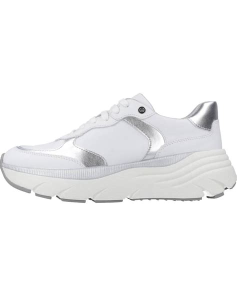 Zapatillas Deporte De Mujer Geox D Diamanta A Blanco